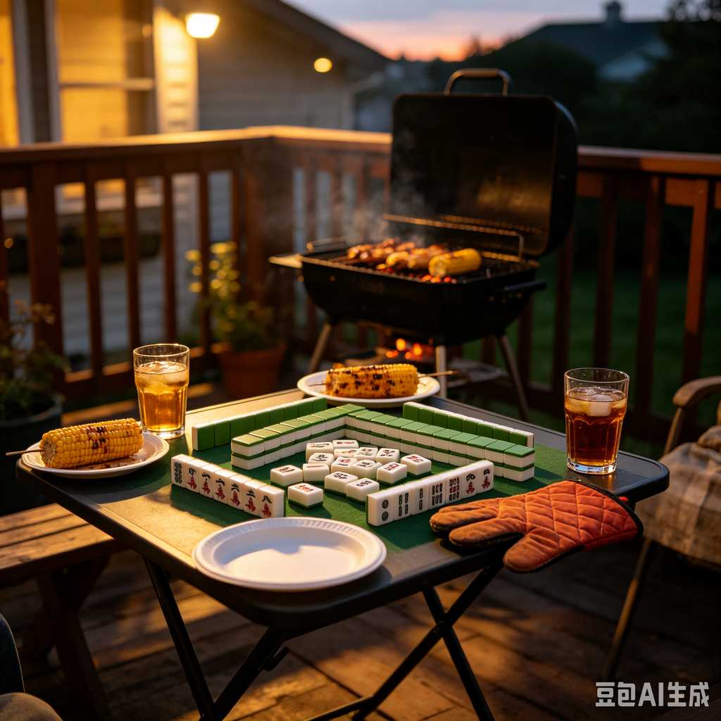 friends gathering mahjong game