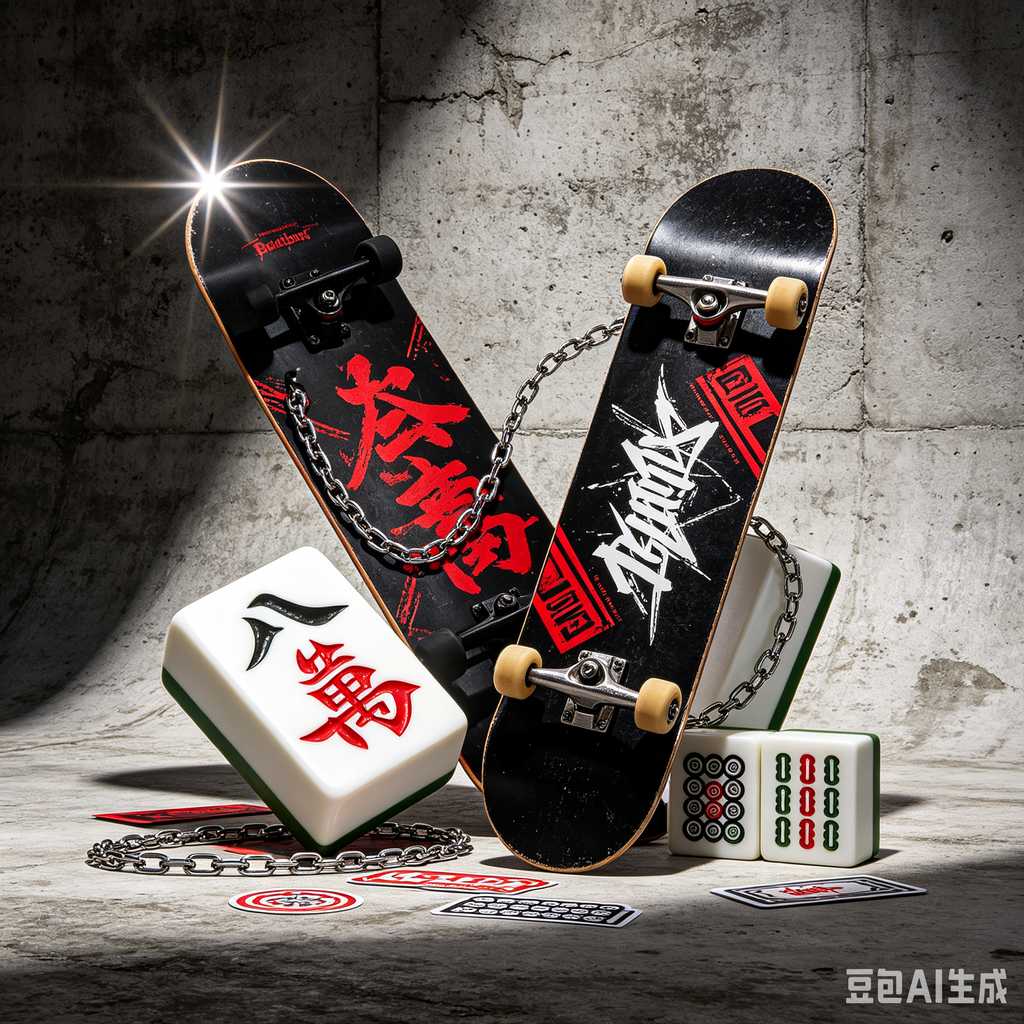 stable print mahjong set