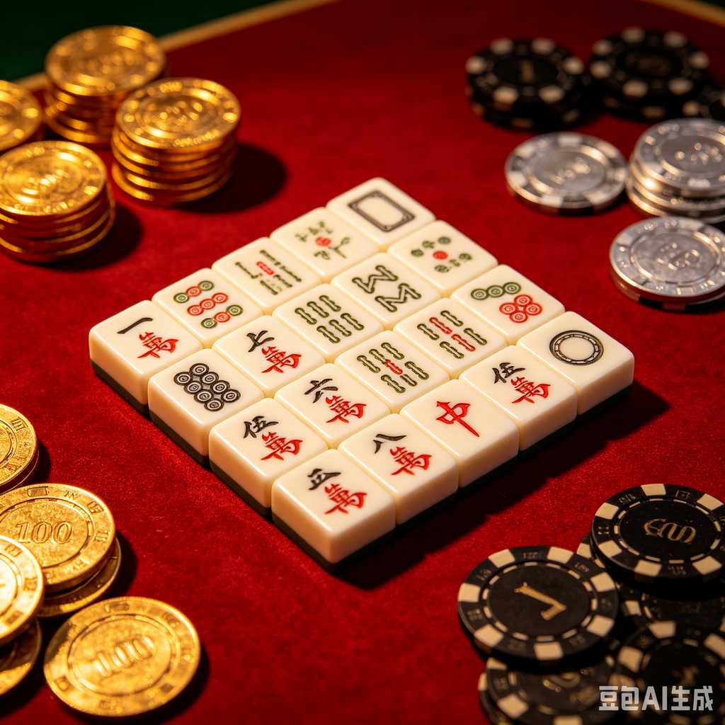 asian classic board game mahjong